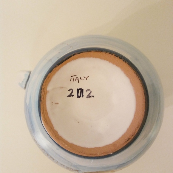 Hand Painted Pitcher Vase Vermarra  Made in Italy - Picture 8 of 8